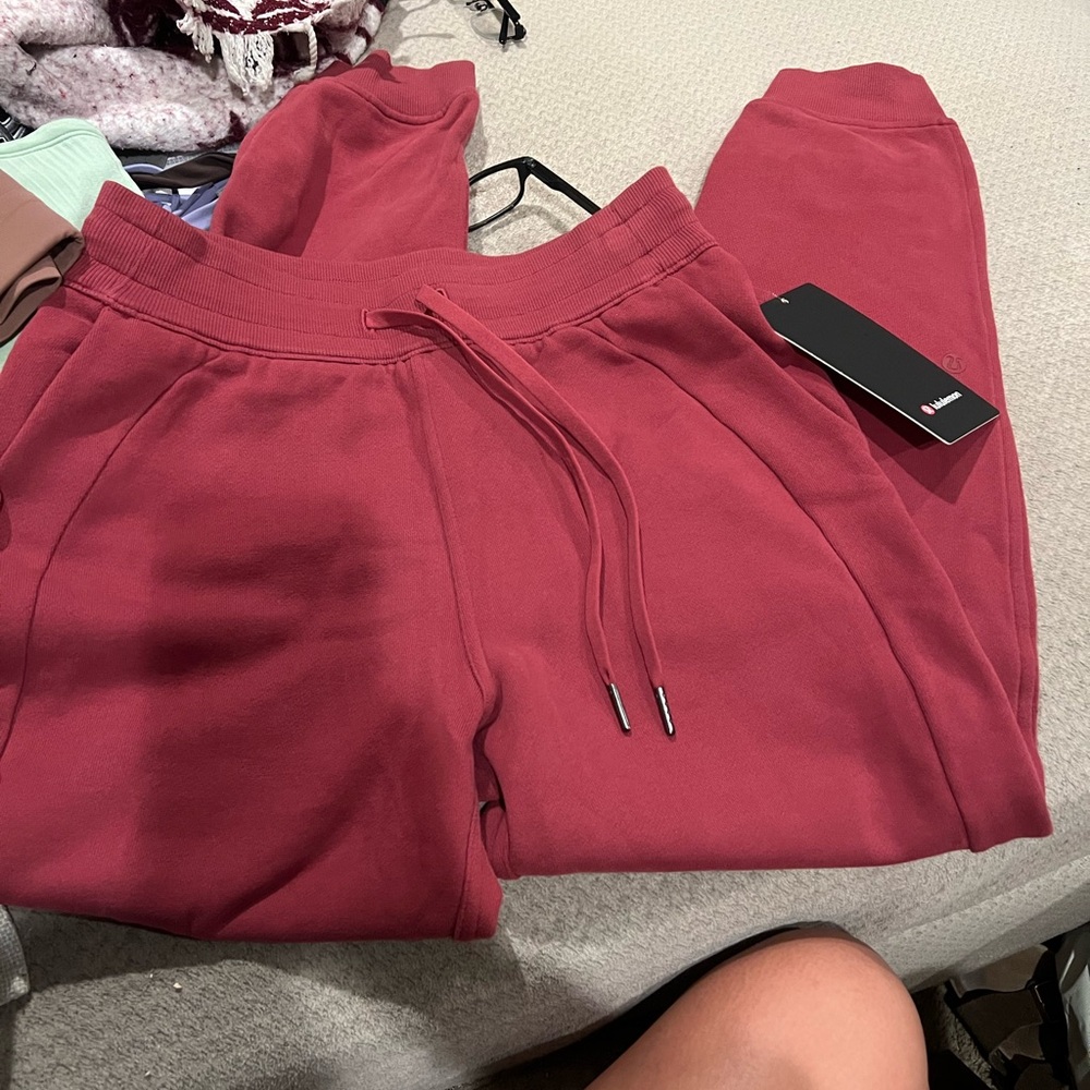 Lululemon Athletica Burgundy Sweatpants